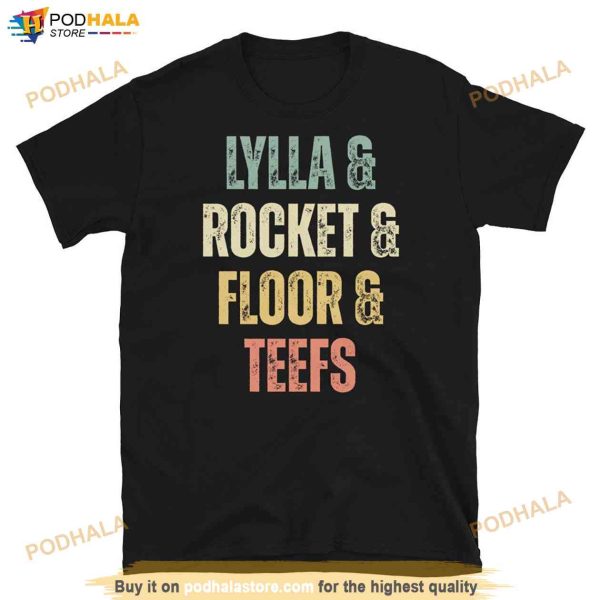 Vintage Lylla & Teefs Floor Rocket Marvel Retro Shirt