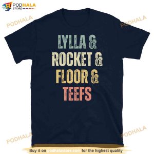Vintage Lylla Teefs Floor Rocket Marvel Retro Shirt 2