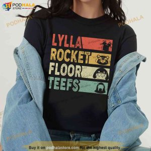 Vintage Lylla Teefs Floor Rocket Raccoon And Friends Funny Shirt 2