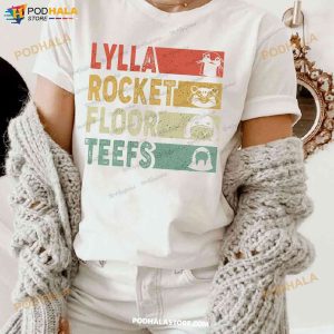 Vintage Lylla Teefs Floor Rocket Shirt Marvel Fan Gift 2