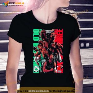 Vintage NBA Playoffs 2023 Miami Heat And Boston Celtics Eastern Conference Shirt