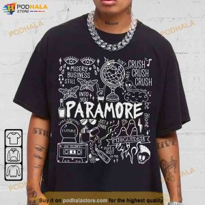 Vintage Paramore Album Lyric Merch Shirt Sweatshirt Hoodie Paramore Tour 2023 2