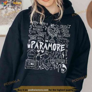 Vintage Paramore Album Lyric Merch Shirt Sweatshirt Hoodie Paramore Tour 2023 3