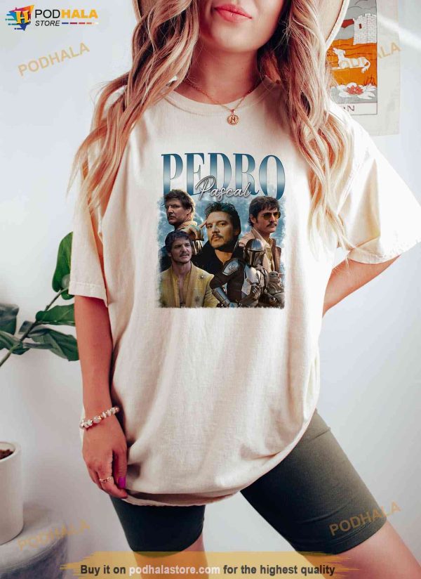 Vintage Pedro Pascal Shirt, Mandalorian Daddy Pedro Gift For Fans