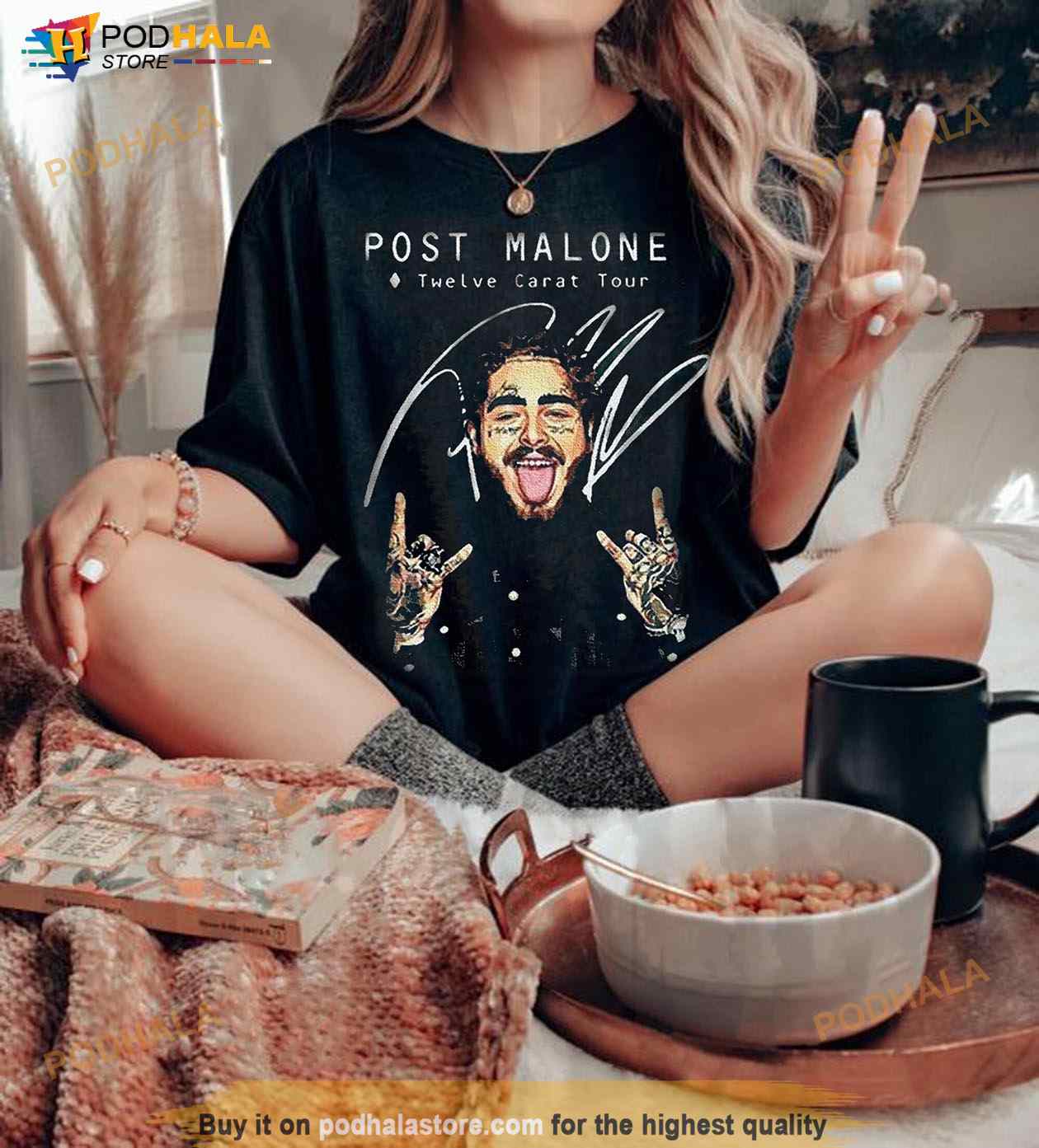 Vintage Post Malone Twelve Carat Tour Merch - Bring Your Ideas, Thoughts And Imaginations Into Reality Today