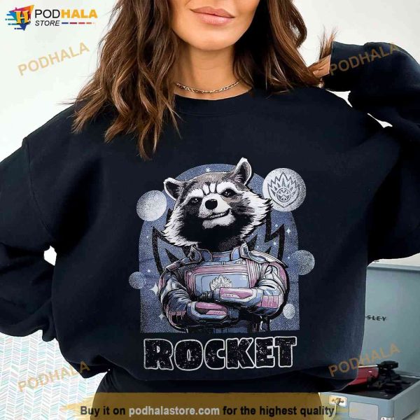 Vintage Rocket Raccoon Shirt, Guardians Of The Galaxy 3 Gift For Marvel Lovers