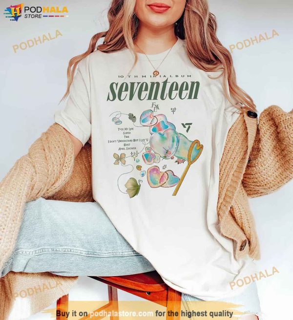 Vintage Seventeen Shirt, Seventeen World Tour Kpop Gift For Fans