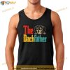 Vintage The DachFather Funny Fathers Day Dachshund Dog Shirt