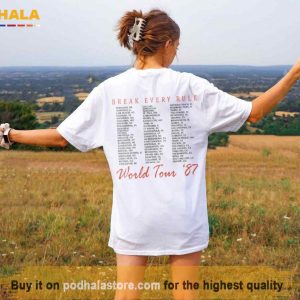 Vintage Tina Turner Concert 1987 Break Every Rule World Tour Shirt Tina Tunner Tour Shirt 2