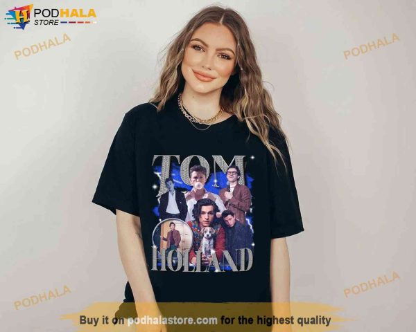 Vintage Tom Holland Shirt, Retro Tom Holland Fan Shirt