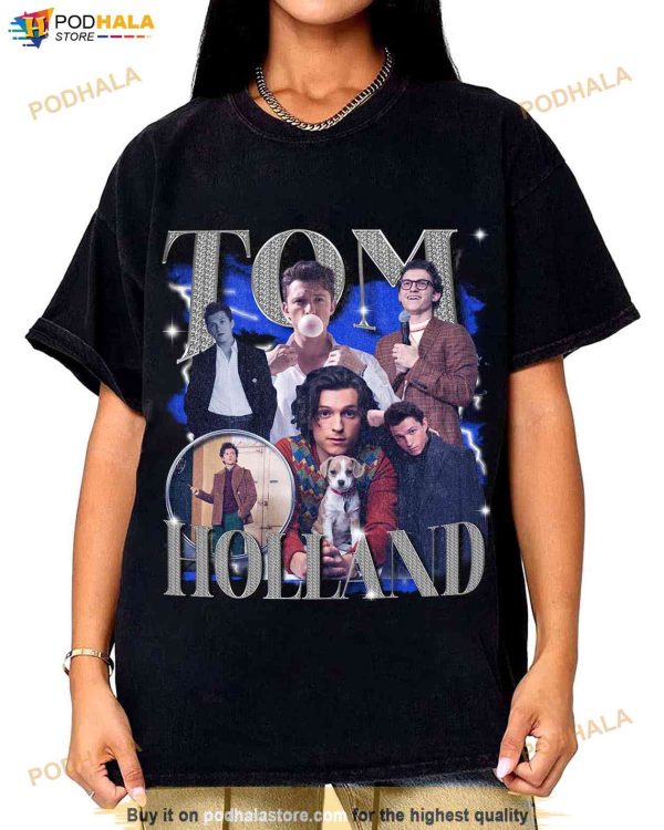 Vintage Tom Holland Shirt, Retro Tom Holland Fan Shirt