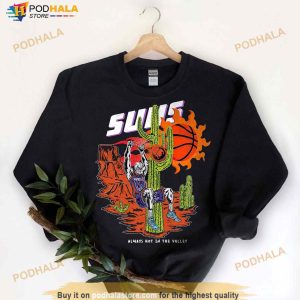 Warren Lotas " Always Hot In The Valley " Phoenix Suns Shirt, NBA Basketball Gift