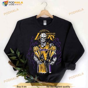Vintage Los Angeles Lakers Long Sleeve Shirt the Game Made USA 