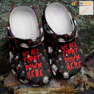 We All Float Down Here It Horror Movie Halloween Clog Classic Crocs Clogs Shoes
