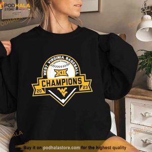 West Virginia Mountaineers 2023 Big 12 Baseball Regular Season Champions Shirt
