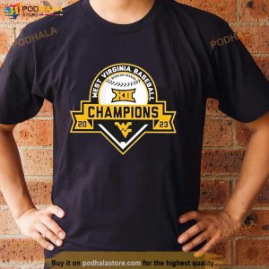 West Virginia Mountaineers 2023 Big 12 Baseball Regular Season Champions Shirt 3
