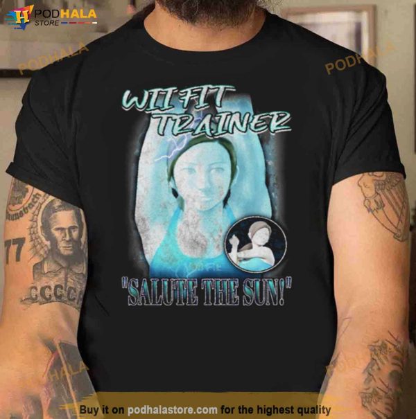 Wii Fit Trainer Salute The Sun Smash Bros Vintage Shirt