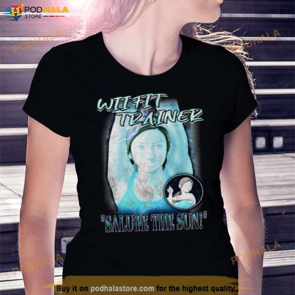 Wii Fit Trainer Salute The Sun Smash Bros Vintage Shirt