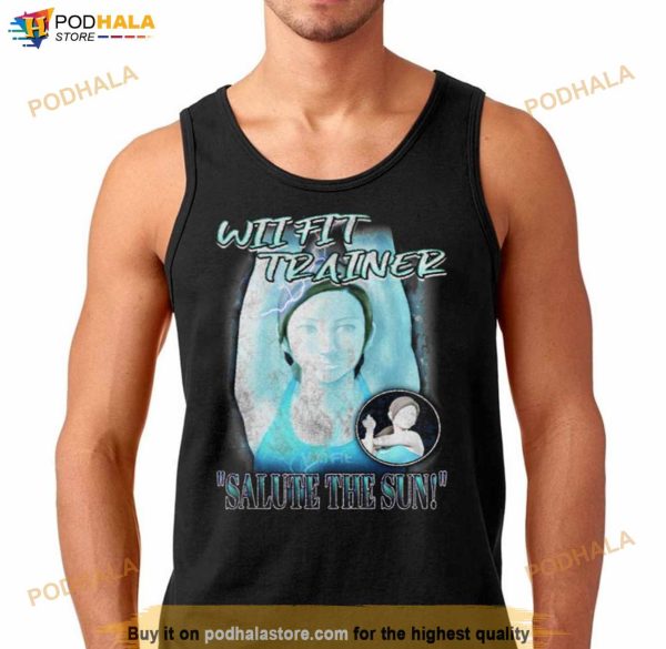Wii Fit Trainer Salute The Sun Smash Bros Vintage Shirt