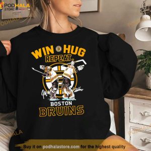 Win Hug repeat Boston Bruins signature shirt