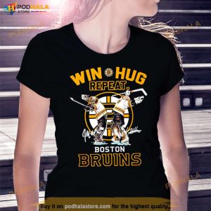 Win Hug Repeat Boston Bruins Signature Shirt 3