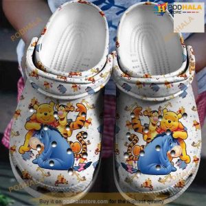 Winnie The Pooh Cartoon Movie Crocs Shoes Crocband Clogs For Men Women