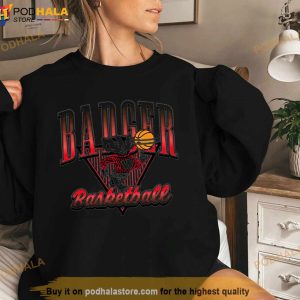 Wisconsin Badger Basketball Ringer Shirt 2