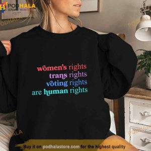 Women's Rights Trans Rights Voting Rights Are Human Rights Shirt 1