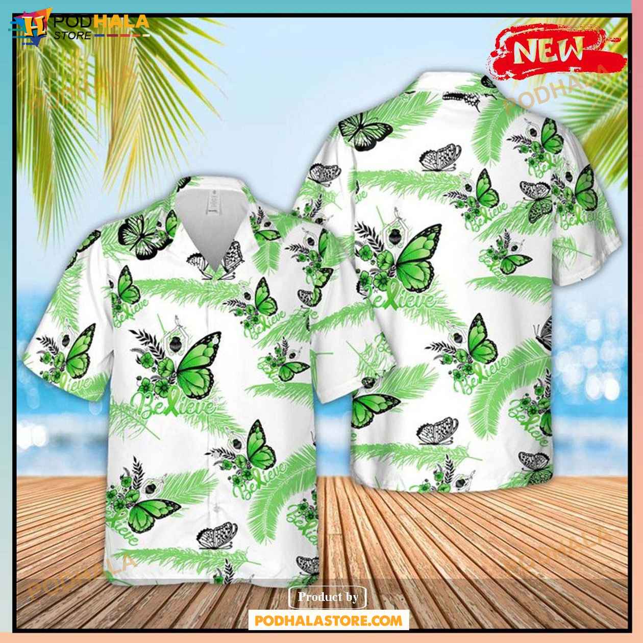 Women Mental Health Awareness Butterfly Believe For Summer Hawaiian Shirt Women Mental Health Awareness Butterfly Believe For Summer Hawaiian Shirt