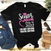 Women Senior Mom Class Of 2023 Shirt Graduation Proud Mommy Shirt