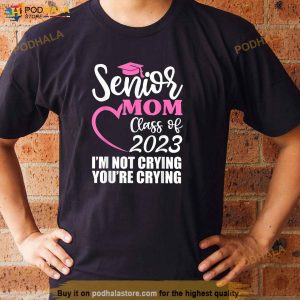 Women Senior Mom Class Of 2023 Shirt Graduation Proud Mommy Shirt 3