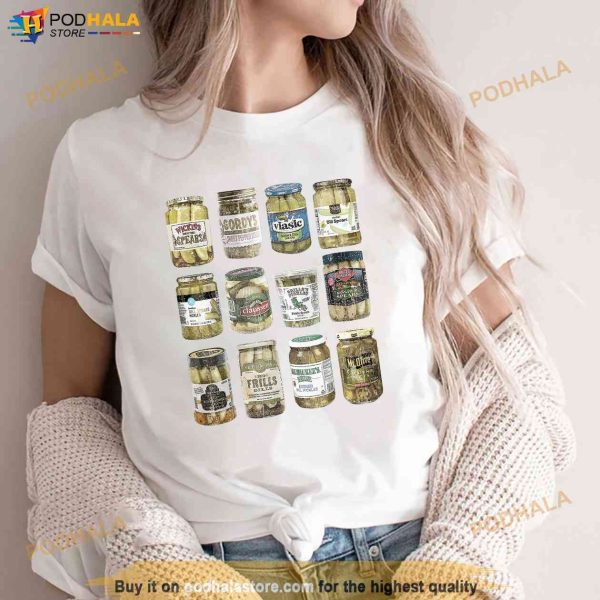 Vintage Canned Pickles Funny Pickle Lovers Unisex Shirt
