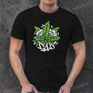 Worlds Dopest Dad Men Cannabis Leaf Weed Father Gift Shirt