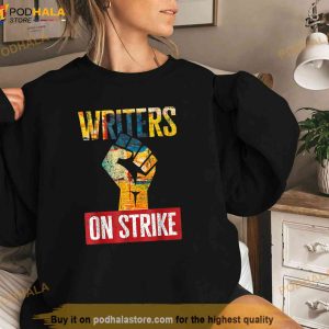 Writers Rights Guild Of America On Strike Anti AI Chat bots Trending Shirt