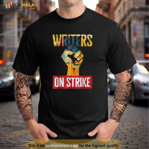 Writers Rights Guild Of America On Strike Anti Ai Chat Bots Trending Shirt 2