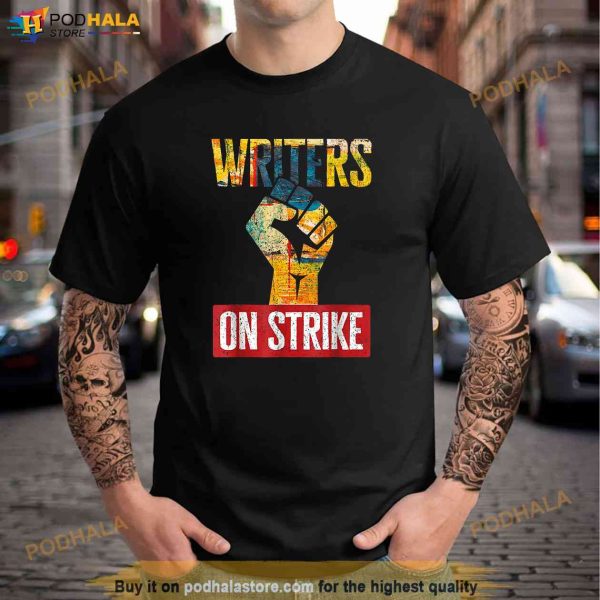 Writers Rights Guild Of America On Strike Anti AI Chat bots Trending Shirt
