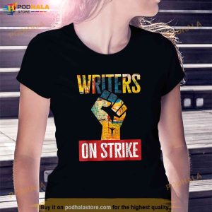Writers Rights Guild Of America On Strike Anti Ai Chat Bots Trending Shirt 3