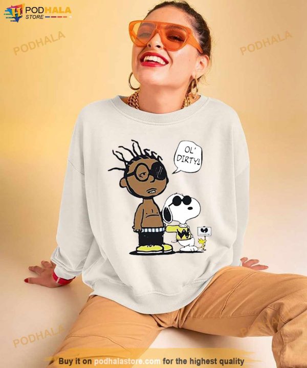 Wu Tang Snoopy And Woodstock And Charlie Brown Ol Dirty T Shirt