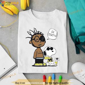 Wu Tang Snoopy And Woodstock And Charlie Brown Ol Dirty T Shirt 3
