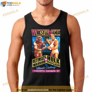 Wwe Wrestlemania Ultimate Warrior Vs Hulk Hogan Vintage T Shirt 2