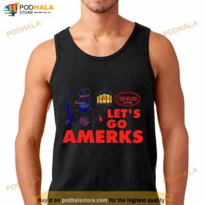 X Rochester Americans Let's Go Amerks Genesee Specialty Shirt 2