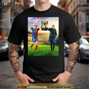 Xavi Has Now Won LaLiga As A Barcelona Player And Manager T Shirt