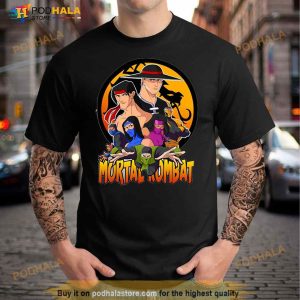 Yellow Logo Mortal Kombat Shirt 3