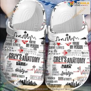 You Are My Person Greys Anatomy Crocs Shoes For Men Women
