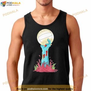 Zombie Hands Volleyball Funny Halloween Horror Scary Costume Shirt