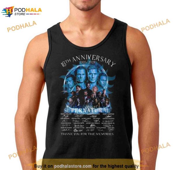 18th Anniversary 2005 – 2023 Super Natural Signature Thank You For The Memories Shirt