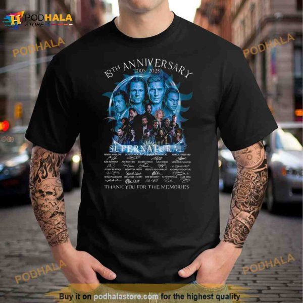18th Anniversary 2005 – 2023 Super Natural Signature Thank You For The Memories Shirt