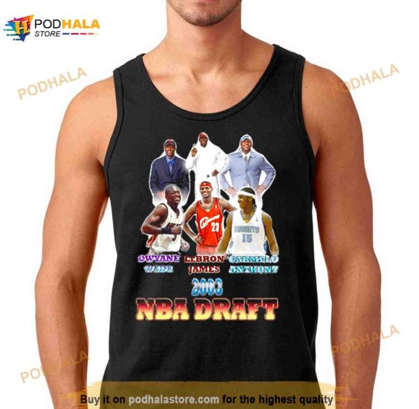 2003 Draft Basketball Players Legend Shirt