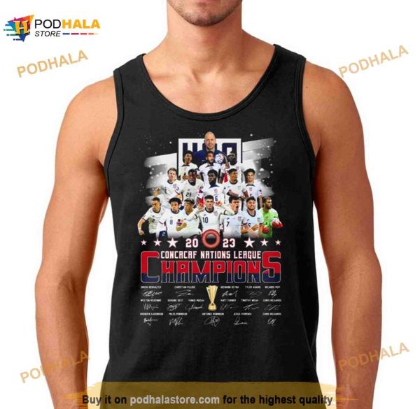 2023 Concacaf Nations League Champions Signatures shirt
