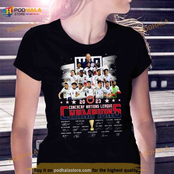 2023 Concacaf Nations League Champions Signatures shirt